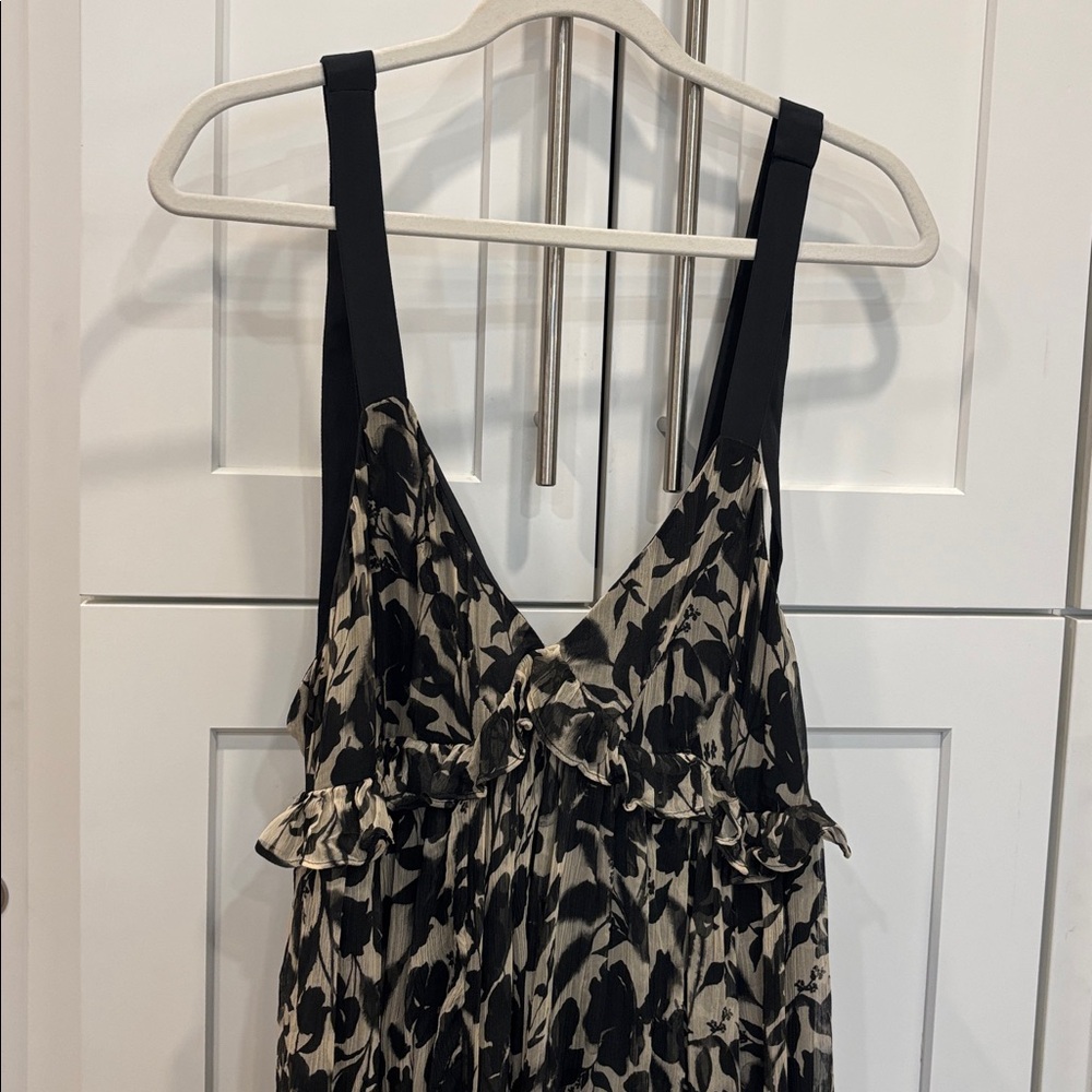 J. Crew Collection Ruffle trim Chiffon Dress - Picture 5 of 7